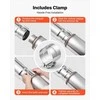 Chromuotas išmetimo vamzdžio antgalis su spaustuku, universalus žemyn nukreiptas duslintuvo antgalis sunkvežimiams ir visureigiams, 101.6 mm įvadas, 127 mm išvadas, atsparus karščiui