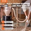 Cikloninis dulkių separatorius dulkių siurbliui, efektyvi filtracija, permatomas dizainas, 18,9-37,85L talpos separatorius, dulkių surinkėjas