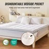 Čiužinys Viskoelastinio putplasčio čiužinio antčiužinis, karališko dydžio, su vėsinančiu geliu, pluošto užpildu, 101.6 mm storio, lovos atnaujinimui, patogiam miegui