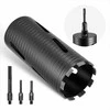 Deimantinė gręžimo karūna gelžbetoniui, raudonoms plytoms ir mūrui, sausas deimantinis gręžimas su 3 adapteriais, 102 mm skersmuo, sauso gręžimo karūna, betono grąžtas
