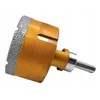 Deimantinių grąžtų rinkinys porceliano plytelėms, M14, 6-68 mm, 11 vnt., su HEX adapteriu, sausam gręžimui, plytelių grąžtai