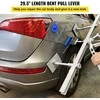 Dentų traukiklis svirties strypas, aliuminio plienas, 6 griebtuvai, 75 cm įrankis