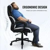 Didelė biuro kėdė ilgam darbui, reguliuojama, ergonomiška. Aukštaūgiams, plačios sėdynės, vadovo kėdė.