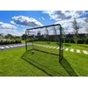 Dideli futbolo vartai 300 x 200 cm, tvirtas tinklas, juodi sodo vartai, lauko treniruočių vartai, futbolo vartai namams, dideli futbolo vartai sodui