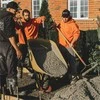 Didelio našumo sodo karutis, statybinis karutis, pneumatinė padanga, 250 kg talpa, plieno rėmas