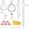 Distiliavimo aparatas, 1000 ml ir 500 ml, 24/40, 14 dalių