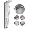 Dušo panelė, nerūdijančio plieno, lietaus dušas, masažinės srovės, reguliuojami purkštukai, sieninis dušo komplektas, dušo sistema