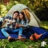 Dvigubas savaime prisipučiantis kempingo čiužinys, su integruota pompa, integruota pagalve, patvarus kelioninis čiužinys nuotykiams lauke, patogi svečių lova
