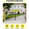 Dvigubi sulankstomi apsaugos vartai, užrakinami žirkliniai vartai, ištraukiamas plieno barjeras, 3300 x 1605 mm apsauginės durys, sandėlio vartai, pramoniniai vartai