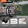 Dviračių laikiklis ant kablio 2 dviračiams, platforma, atlenkiamas, 72.5kg, automobiliui, visureigiui, kemperiui, pikapui