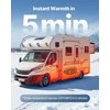 Dyzelinis šildytuvas 8KW, 12V/24V nešiojamas dyzelinis oro šildytuvas su nuotoliniu valdymu, didelis kuro bakas kemperiams, sunkvežimiams, greitas šildymas, žemas triukšmas