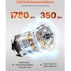 Elektrinė mėsos pjaustyklė 550W, reguliuojamas storis 2.5-10 mm, komercinė, nerūdijančio plieno peilis, didelis našumas, mėsos griežinėliavimo aparatas, pjaustymo