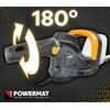 Elektrinės gyvatvorių žirklės, sodui, 610mm ašmenų ilgis, 1800W galia, šakų ir krūmų pjovikliai