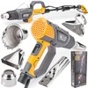 Elektrinis karšto oro pistoletas 3-in-1, 2000W, su 5 antgaliais, piktžolių deginimui, grilio uždegimui, dažų šalinimui, karšto oro pistoletas
