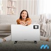 Elektrinis konvekcinis šildytuvas, su termostatu ir nuotoliniu valdymu, 2000W Turbo šildytuvas namams, greitai šildantis nešiojamas patalpų šildytuvas