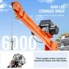 Elektrinis pikapų kranas 998 kg, 360° pasukimas, belaidis valdymas, tvirtas sunkvežimio keltuvas, automobilio gervė