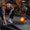 Elektrinis šildytuvas, 2kW keraminis ventiliatorinis šildytuvas namams, dirbtuvėms, garažui, greitas šildymas, nešiojamas patalpų šildytuvas, mažas energijos suvartojimas