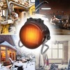 Elektrinis šildytuvas, 2kW keraminis ventiliatorinis šildytuvas namams, dirbtuvėms, garažui, greitas šildymas, nešiojamas patalpų šildytuvas, mažas energijos suvartojimas