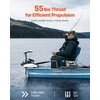 Vevor 55lb 12V elektrinis vilkimo variklis valtims