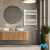 Elektrinis vonios šildytuvas, alyvinis radiatorius 300W, termostatas, laikmatis, sieninis, neperšlampamas, efektyvus, mažoms patalpoms, voniai šildyti