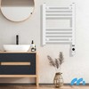 Elektrinis vonios šildytuvas, alyvinis radiatorius 300W, termostatas, laikmatis, sieninis, neperšlampamas, efektyvus, mažoms patalpoms, voniai šildyti
