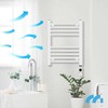 Elektrinis vonios šildytuvas, alyvinis radiatorius 300W, termostatas, laikmatis, sieninis, neperšlampamas, efektyvus, mažoms patalpoms, voniai šildyti
