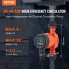 Energiją taupantis karšto vandens cirkuliacinis siurblys 220V, ECM variklis, tylus, efektyvus, vandens siurblys