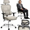 Ergonomiška biuro kėdė su tinklelio atlošu, reguliuojamomis funkcijomis, juosmens atrama, namams ir biurui, patogi stalo kėdė, vadovo kėdė