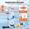 Eterinių aliejų distiliavimo rinkinys, 2000 ml, su kaitinimo plokšte, laboratorinis stiklas