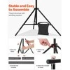 Fono stovo komplektas su 2 trikojais vakarėliams ir fotostudijai, reguliuojama fono palaikymo sistema, nešiojamas fotografijos fono stovas