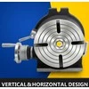 Frezavimo stalo sukamasis stalas 200mm, vertikalus/horizontalus, frezavimo/gręžimo stalas
