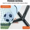 Futbolo atmušimo tinklas 3.65x1.82 m, treniruoklių įranga, nešiojama, tinklinio sienelė, solo pratimams, perdavimams