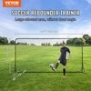 Futbolo atmušimo tinklas 3.65x1.82 m, treniruoklių įranga, nešiojama, tinklinio sienelė, solo pratimams, perdavimams