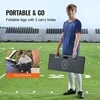 Futbolo atšokimo lenta, nešiojama futbolo sienelė treniruotėms, sulankstoma atšokimo lenta, futbolo treniruočių įranga vaikams ir suaugusiems, perdavimų ir smūgiavimo praktika
