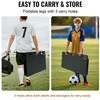 Futbolo atšokimo lenta, nešiojama futbolo sienelė, sulankstoma atšokimo lenta, futbolo treniruočių įranga vaikams ir suaugusiems, perdavimų ir smūgių praktika