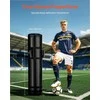 Futbolo manekenas, didelio tankio kempinės blokavimo pagalvė, tvirtas futbolo manekenas su rankenomis, kontaktinių pratimų įranga, sporto treniruočių pagalvė, kovos menų blokavimo įranga, sporto inventorius