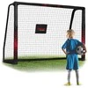 Futbolo vartai 180x120x60 cm, su patvariu tinklu, lengvai surenkami, lauko futbolo vartai, vaikų futbolo tinklas