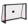 Futbolo vartai 180x120x60 cm, su patvariu tinklu, lengvai surenkami, lauko futbolo vartai, vaikų futbolo tinklas