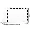 Futbolo vartai 180x120x60 cm, su patvariu tinklu, lengvai surenkami futbolo vartai, lauko futbolo vartai
