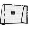 Futbolo vartai 180x120x60 cm, su plieniniu rėmu, lengvas surinkimas, futbolo vartai, sodo futbolo vartai