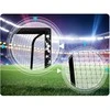 Futbolo vartai 3.00 x 2.00 x 1.20 metrų, su plieniniu rėmu, lengvai surenkami, futbolo vartai lauke, futbolo vartai