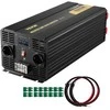 Galingas 6000W įtampos keitiklis 12V į 230V LCD, avarinis inverteris automobiliui, keitiklis iš DC į AC
