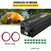 Galingas 6000W įtampos keitiklis 12V į 230V LCD, avarinis inverteris automobiliui, keitiklis iš DC į AC