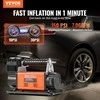 Galingas Oro Kompresorius 200 l/min, 10.3 bar, Padangų Pripūtiklis Automobiliams, Sunkvežimiams, Kemperiams, Motociklams, Dviračiams