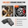 Galinių stabdžių rinkinys Audi A3, Seat Ibiza, Skoda Octavia, VW Golf IV, keraminės stabdžių kaladėlės ir ketaus 232mm diskai, galinių stabdžių keitimo komplektas, stabdžių diskų rinkinys