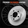 Galinių stabdžių rinkinys Audi A3, Seat Ibiza, Skoda Octavia, VW Golf IV, keraminės stabdžių kaladėlės ir ketaus 232mm diskai, galinių stabdžių keitimo komplektas, stabdžių diskų rinkinys