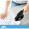 Garų lygintuvo stotis, 2500W galingas garų generatorius, su keraminiu padu, drabužiams, vertikaliam lyginimui, su pirštine ir apsauginiu dangteliu