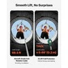 Gelbėjimo trikojis ribotoms erdvėms, tvirtas kėlimo keltuvas su 1179 kg gerve, reguliuojamos kojos 1.6-2.45 m, 30 m kabelis, apsauga nuo kritimo, nešiojama gelbėjimo įranga