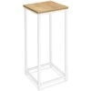 Gėlių stovas 63 cm, baltas, metalinis, augalų stovas, kambarinis, gėlėms eksponuoti, vazonams, dekoratyvinis