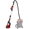 Red Technic Gipso šlifuoklis sienoms ir luboms, 2000W, su LED šviesa, teleskopine rankena, dulkių ištraukimu, gipso kartono šlifavimo mašina